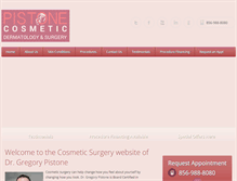 Tablet Screenshot of pistonecosmetic.com